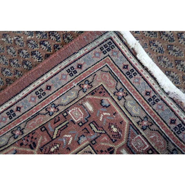 Indian 1970s Handmade Vintage Indian Seraband Rug 5.5' X 7.7' For Sale - Image 3 of 11