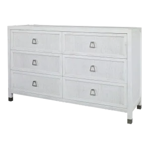 Atlas Raffia Six Drawer Dresser