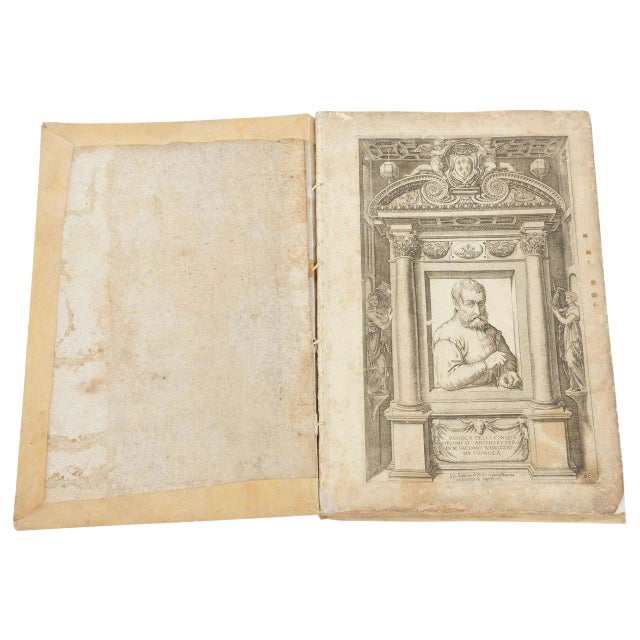 "Canon of the Five Orders of Architecture" Book by Iacomo Barozzio Da Vignola For Sale