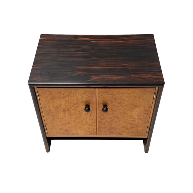 Wood Art Deco Cabinet in Macassar and Birch by Gebroeders Reens Amsterdam, 1930s For Sale - Image 7 of 15