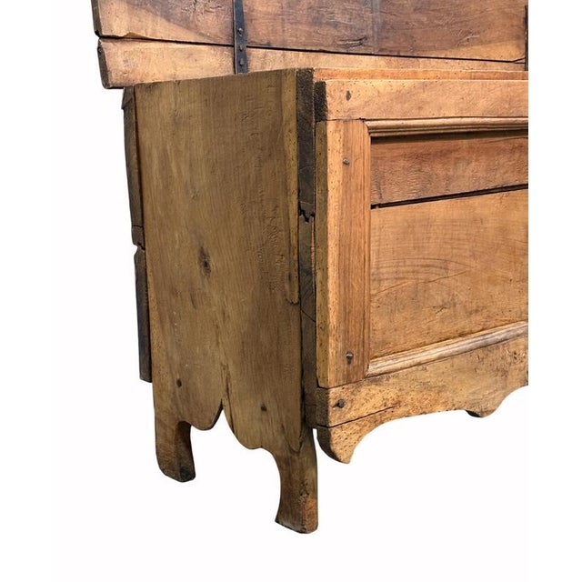 18th Century Rustic Walnut Chest For Sale - Image 4 of 5