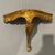 Large gold colored wooden wall bracket. Beautiful detail in the carving. The top has a bit of wear and the original...
