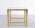 1970s Hollywood Regency Brass & Mirror Side Table, 1970s For Sale - Image 5 of 8