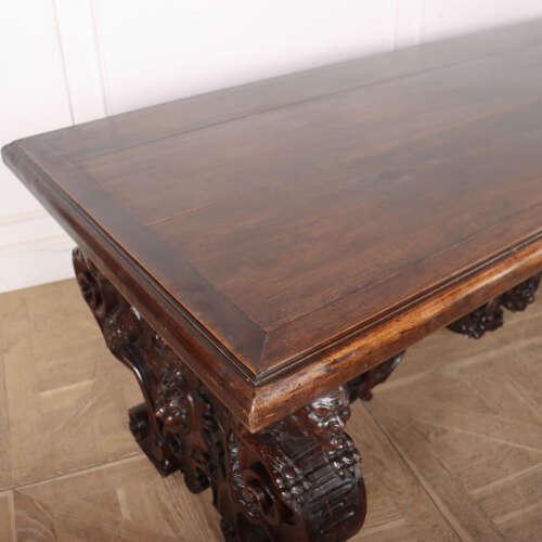 Italian Carved Walnut Centre Table For Sale - Image 16 of 18