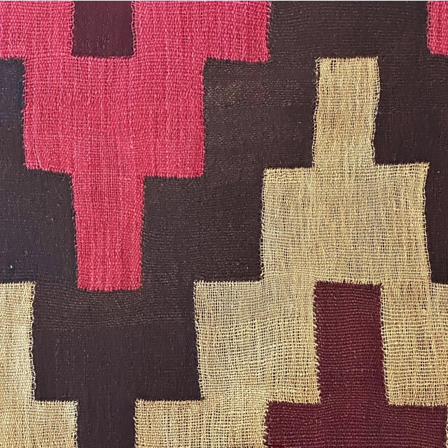 A large woven textile panel from Nazca culture on the south coast of nowadays Peru circa 600 to 800AD. The panel with...