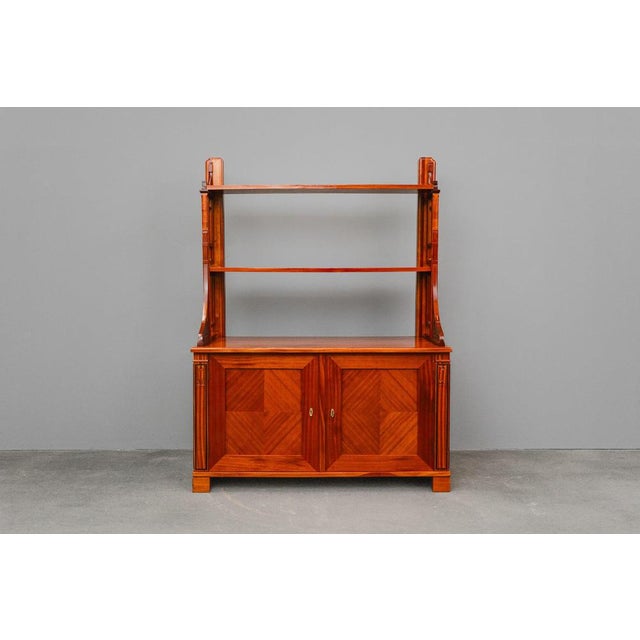 Item: Bookcase Period & Style: Art Nouveau - early 20th century - likely built later in its current condition Features: -...