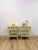 Mid 20th Century Henry Link Bali Hai Green Faux Bamboo Pair of Nightstands Hollywood Regency For Sale - Image 11 of 16