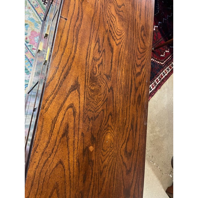 Late 20th Century Thomasville Campaign Style Dresser For Sale - Image 10 of 12