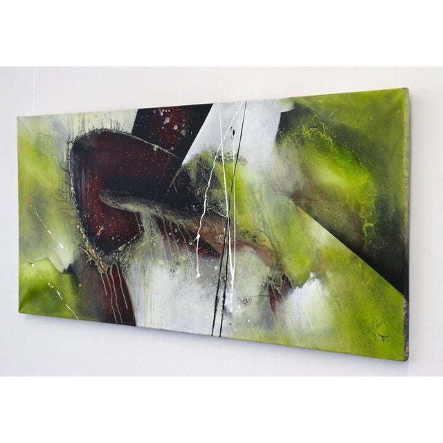 Contemporary MS, Crawfish vs. Turtle, Acrylic on Canvas, 2021 For Sale - Image 3 of 15