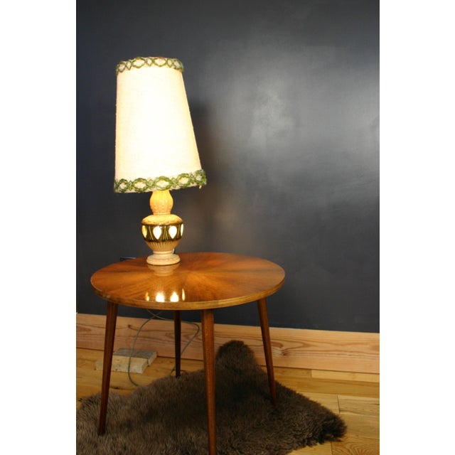 Vintage Danish Sunburst Table in Walnut, 1960s For Sale - Image 9 of 13