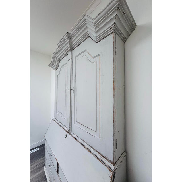 Wood Antique Gustavian Swedish Secretary For Sale - Image 7 of 12