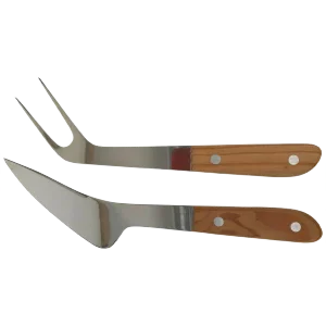 Mid-Century Carving Knife and Fork from Amboss, Austria, 1960s, Set of 2