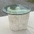 Postmodern 1980s Magnussen Postmodern Mactan Tesselated Stone & Glass Side Table For Sale - Image 3 of 7