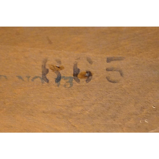 Ethan Allen / Baumritter Heirloom Nutmeg Maple CRP Custom Room Plan 48" Student Desk 665 For Sale - Image 13 of 13