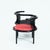 Black Vis-a-Vis Chair by Herbert Ohl for Lübke, 1980s For Sale - Image 4 of 15