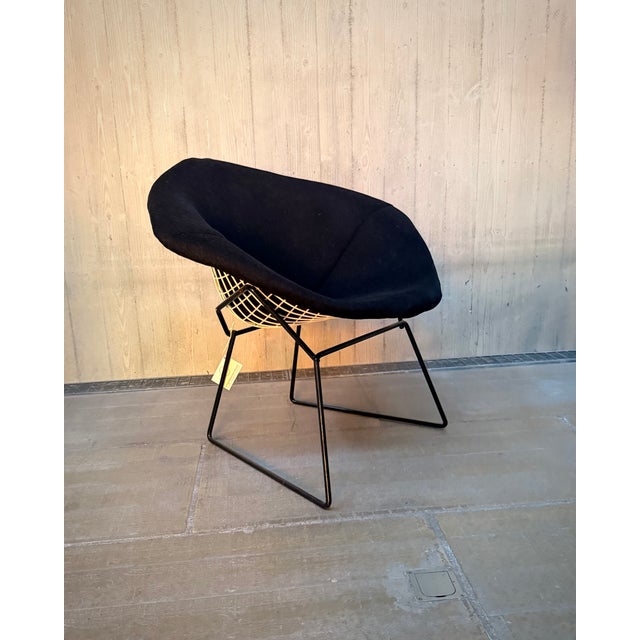 Bertoia Diamond Chair in Full Upholstery by Harry Bertoia for Knoll International, 1980s For Sale - Image 6 of 13