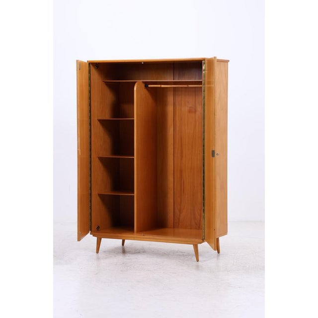 2000 - 2009 Mid-Century Wooden 2-Door Wardrobe For Sale - Image 5 of 18