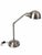 Metal Contemporary Adjustable Industrial-Style Brushed Metal Task Lamp For Sale - Image 7 of 9