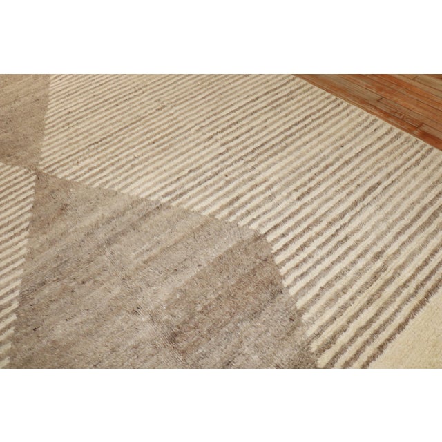 Zabihi Collection Large Contemporary Tulu Mohair Style Turkish Rug - 10'2" x 14'4" For Sale - Image 11 of 12