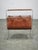 Italian Modernist Leather and Chrome Magazine Rack, 1980s For Sale - Image 4 of 11