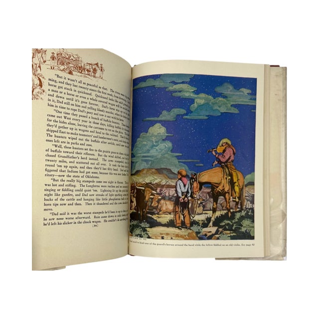 The Book of Cowboys by Holling C. Holling 1932 Book Western For Sale - Image 9 of 14