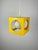 Plastic Minimalistic Space Age Yellow Cube Ceiling Lamp by Richard Essig, Germany, 1973 For Sale - Image 7 of 18