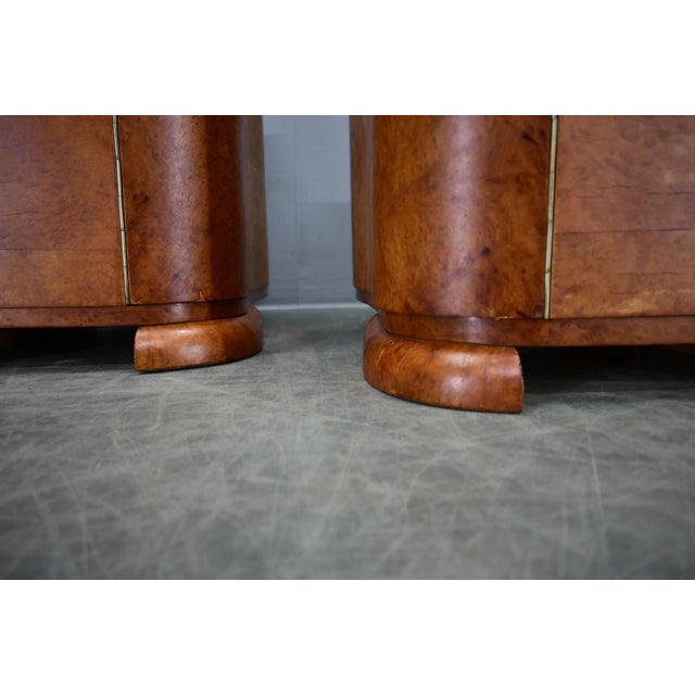 Art Deco Bedside Tables, Former Czechoslovakia, 1930s, Set of 2 For Sale - Image 14 of 18