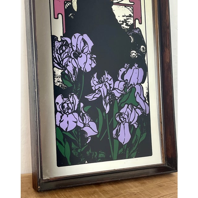 Vintage Art Nouveau Mirror, 1970s For Sale - Image 6 of 18