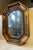 19th Century Scandinavian Octagonal Wall Mirror in Gilded Wood For Sale - Image 15 of 15