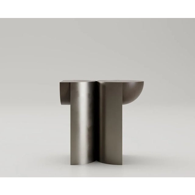 Suspensio Side Table by Andrea Bonini Limited Edition Dimensions: Ø 35 x H 56 cm. Materials: Coffee cherry wood and...