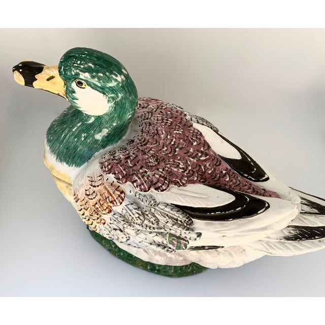 Vintage Duck Soup Tureen With Ladle 2 Pieces Chairish