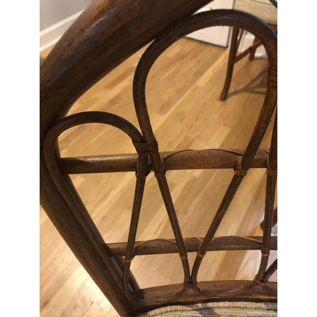 1960s Vogue Rattan Mid Century Dining Set 5 Pieces Chairish