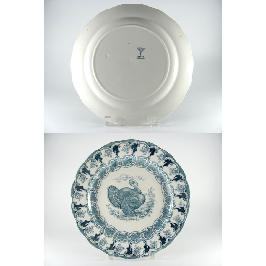 Bishop & Stonier China = Plate23=JJ=Gold&Silver Deco == 豪華