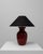 20th Century German Red Ceramic Table Lamp For Sale - Image 16 of 18