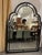 Transitional Kreiss Collection Savoy Double Frame Iron Wall Mirror For Sale - Image 3 of 12