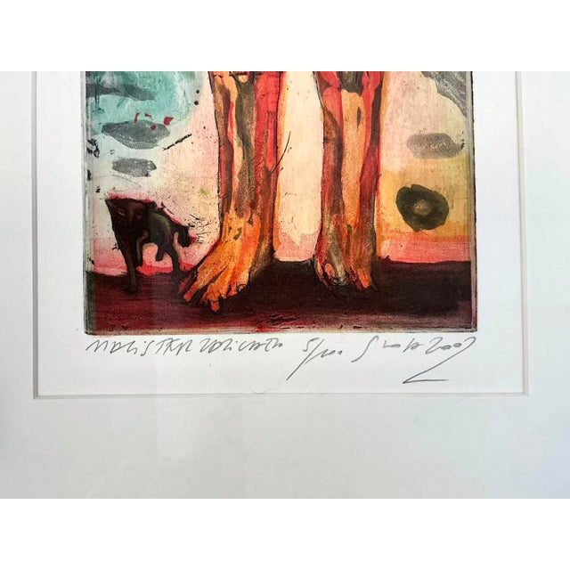 Signed Jacek Sroka “Magister Zdziczala” Aquatint Etching, Limited Edition 5/100, 2002 For Sale In New York - Image 6 of 12