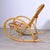 Brown Bamboo Rocking Chair, 1970s For Sale - Image 8 of 16