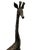 Make a bold statement with this striking vintage Brutalist giraffe sculpture, a tall, hand-crafted metal piece that...