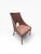Brown Set of 6 McGuire Organic Modern Double-Caned Dining Chairs in Tobacco Finish For Sale - Image 8 of 16