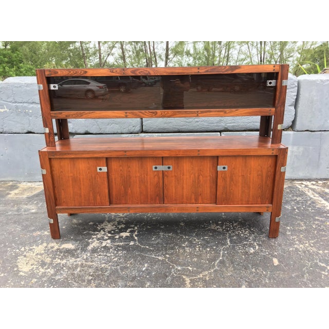 1960s Mid-Century Modern Rosewood Credenza For Sale - Image 12 of 13
