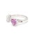Natural 1.48 cts pink sapphire 048 cts diamond ring in 18k gold For Sale - Image 17 of 18