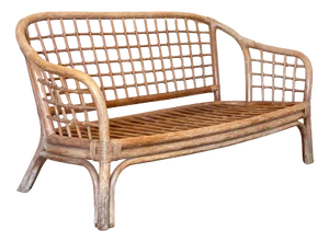 Sofa in Wicker & Bamboo, 1980s