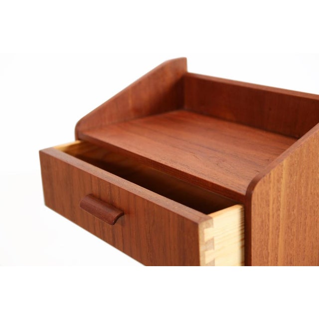 1960s Vintage Teak Bedside Tables from Uldum Mobelfabrik, 1960s, Set of 2 For Sale - Image 5 of 6