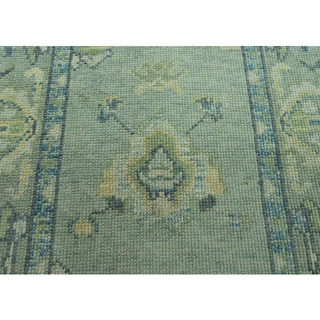 Turkish Turkish Oushak Rug 2'10" x 14'8" #19189 For Sale - Image 3 of 8