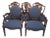1940s Set of 8 Dining Chairs Attributed to Old Colony of Boston Ma For Sale
