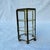 Mid-Century Modern Small Glass and Brass Shelf Miniature For Sale - Image 3 of 6