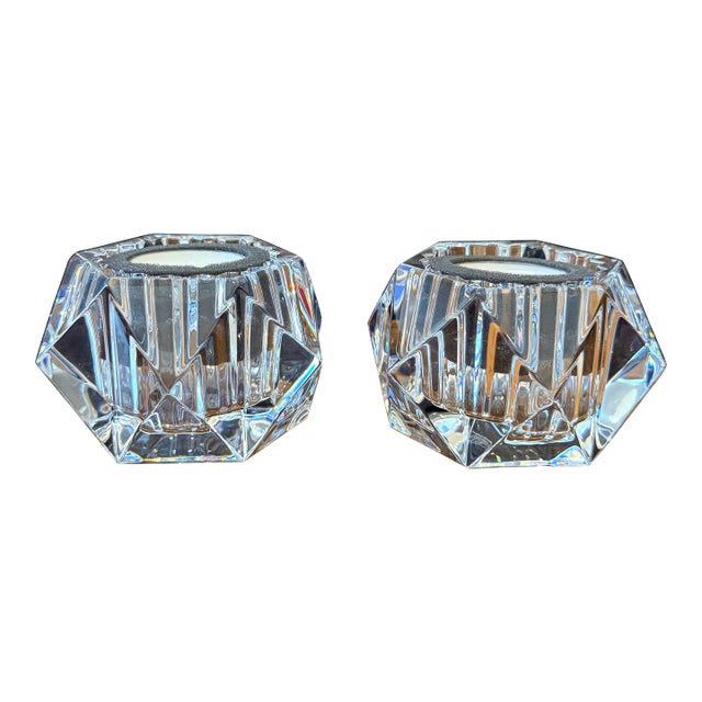 Pair of Baccarat Louxor Votives For Sale