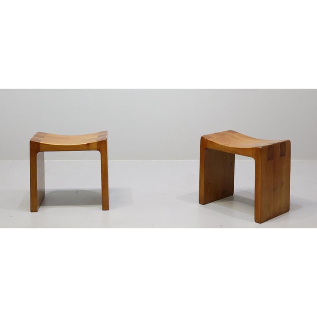 Italian Stools by Giuseppe Rivadossi, 1970, Set of 2 For Sale - Image 12 of 12