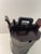 1950s Mid-20th Century Chinese Solid Wood Carved Rice Bucket With Locking Lid For Sale - Image 5 of 11