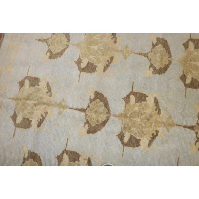 Early 21st Century Arts Crafts Inspired Turkish Rug - 8' x 9'8" For Sale - Image 12 of 12